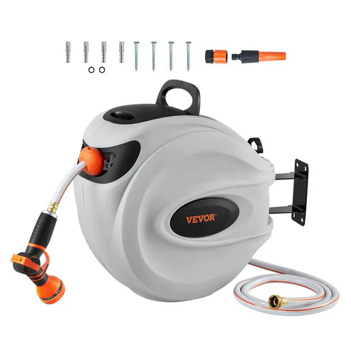 Wall-Mounted Intelligent Hose Management System - 180° Swivel
