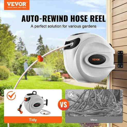 Wall-Mounted Intelligent Hose Management System - 180° Swivel